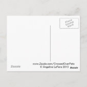 Rainbow Bridge Memorial for Rabbits Briefkaart (Achterkant)