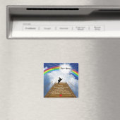 Rainbow Bridge Memorial for Rabbits Magneet (Insitu (Vaatwasser))