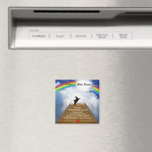 Rainbow Bridge Memorial for Rabbits Magneet (Insitu (Vaatwasser))