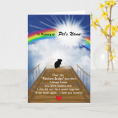 Rainbow Bridge Memorial Poem voor Hamsters Kaart (Gele Bloem)