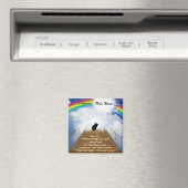 Rainbow Bridge Memorial Poem voor Hamsters Magneet (Insitu (Vaatwasser))