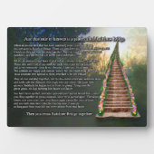 Rainbow Bridge Pet Herdenking Keepomwille Plaque Fotoplaat (voorkant)
