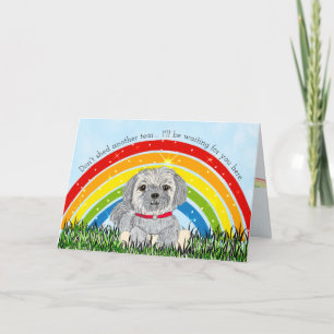 Rainbow Bridge Pet Loss Sympathie Kaart