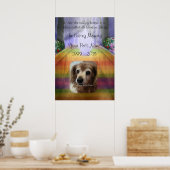 Rainbow Bridge Pet Memorial - In memory Poster (Keuken)