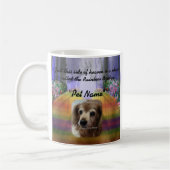 Rainbow Bridge Pet Memorial Memory Coffee Mug Cup (Gauche)