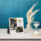 Rainbow Bridge Pet Memorial Photo Plaque (Insitu)