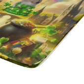 Rainbow Bridge Sable Collie on St. Patrick's Day Snijplank (Hoek)