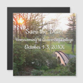 Rainbow Bridge Sunset at Grove City College (Voorkant / Achterkant)