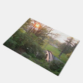 Rainbow Bridge Sunset at Grove City College Deurmat (Schuin)