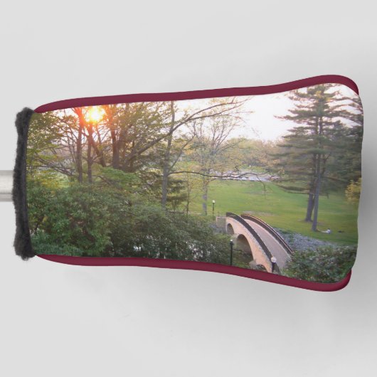 Rainbow Bridge Sunset at Grove City College Golfheadcover (Voorkant)