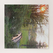 Rainbow Bridge Sunset at Grove City College Legpuzzel (Horizontaal)