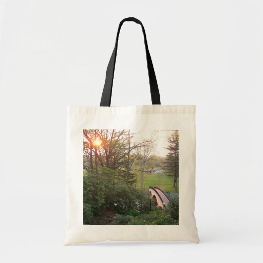 Rainbow Bridge Sunset at Grove City College Tote Bag (Voorkant)