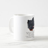 Rainbow Bridge van Black Cairn Terrier Koffiemok (Voorkant links)