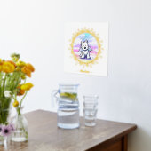 Rainbow bridge Westie Angel Folie Print (Laag (Keuken))