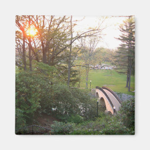 Rainbow Bridge Zonsondergang bij Grove City Colleg Magneet