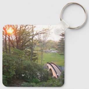 Rainbow Bridge Zonsondergang bij Grove City Colleg Sleutelhanger