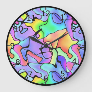 Rainbow Bright Art Grote Klok
