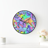 Rainbow Bright Art Grote Klok (Huis)