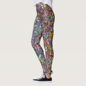 Rainbow Brite Fantasy Vlinderpatroon Leggings (Links)