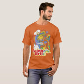 Rainbow Brite Wisp Sliding Down Rainbows Portrait  T-shirt (Voorkant volledig)