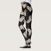 Rainbow bruiloft hart ט״ו באב leggings (Links)