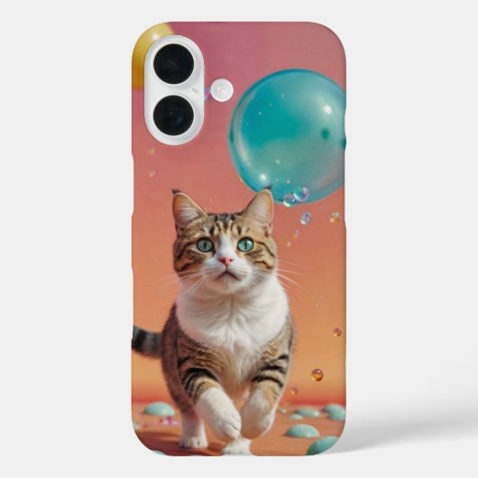 Rainbow Bubble Cat Case-Mate iPhone Case (Achterkant)