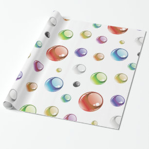 Rainbow Bubble Pattern Cadeaupapier