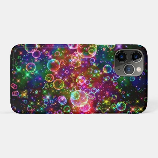 Rainbow Bubbles iPhone / coque ipad (Dos (Horizontal))