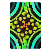 Rainbow Bubbles kleurenveld Helderheid levendig Mini Klembord (Achterkant)