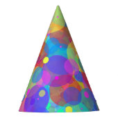 Rainbow Bubbles Party Pet Feesthoedjes (Voorkant)