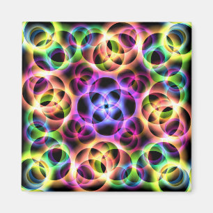 Rainbow Bubbles Twee Magneet
