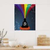 Rainbow Buddha Poster (Keuken)