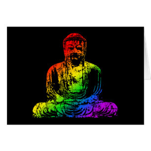 Rainbow Buddha-standbeeld