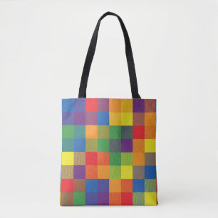Rainbow Buffalo Check Pride Plaid Draagtas