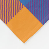 Rainbow Buffalo Check Pride Plaid Fleece Deken (Hoek)