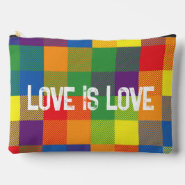 Rainbow Buffalo Check Pride Plaid Kleurrijk Groot Etui