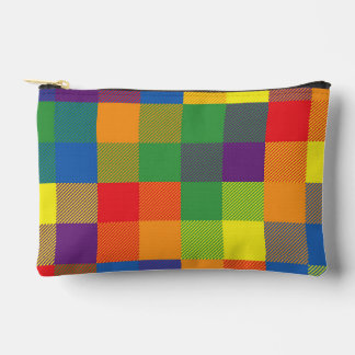 Rainbow Buffalo Check Pride Plaid Kleurrijk Klein Etui