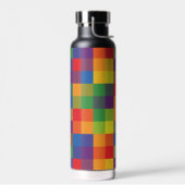 Rainbow Buffalo Check Pride Plaid Waterfles (Links)