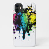 Rainbow Bull Elephant Abstract Design Case-Mate iPhone Case (Achterkant)