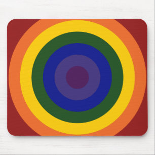 Rainbow Bullseye Muismat