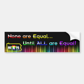 Rainbow Bumpersticker