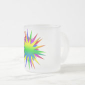 Rainbow Burst mug - choisir style et couleur (Devant droit)