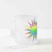 Rainbow Burst mug - choisir style et couleur (Devant gauche)