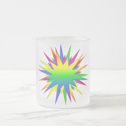 Rainbow Burst mug - choisir style et couleur (Centre)