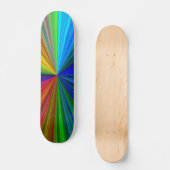 Rainbow Burst Skateboard (Recto)