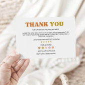 Rainbow Business Carte de remerciements