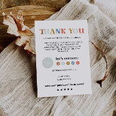 Rainbow Business Carte de remerciements imprimable