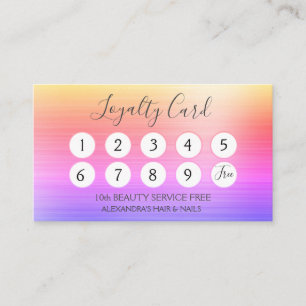 Rainbow Business Folie Loyalty Punch
