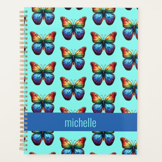 Rainbow Butterflies Planner (Voorkant)