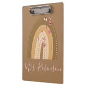 Rainbow Butterflies Script Teachers Name Klembord (Links)